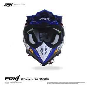 El casco JPX Fox1 Motif X 39 Supermoto Cross ofrece una protección superior y un estilo audaz para la mejor experiencia de motocross. - Product Image 1