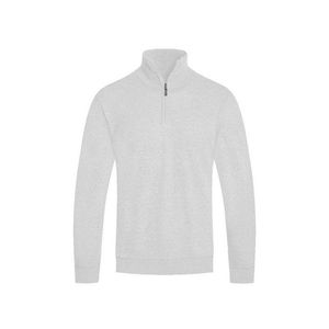 Felpa con Zip a un Quarto e Cappuccio in Maglia per Uomo Weiv - Product Image 1