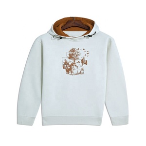 Unisex Oversized Pullover <b>Hoodie</b> for <b>Men</b> Custom Trending Design <b>Thick</b> Pattern Cotton Outdoorwear for Winter Hooded Digital - Product Image 1