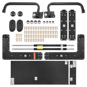 Kit Letto a Scomparsa Queen Size Deluxe Fai-da-te, Letto a Parete Robusto con Leva Pneumatica, Hardware Meccanico Pieghevole per Mobili - Product Image 1