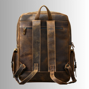 Top Quality Vintage Leather Made Leather <b>Backpacks</b> Custom Stylish Lightweight <b>Large</b> Capacity <b>Backpack</b> At Best Price - Product Image 4