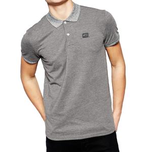 Tapeta de botón de ajuste Regular de moda promocional para hombre de punto de algodón transpirable de manga corta Anti-Pilling para camisa a granel - Product Image 6