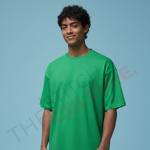 T-shirt en coton surdimensionné 280 GSM, haute densité, streetwear, fabricant OEM ODM - Product Image 5