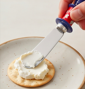 Red White Blue <b>Cheese</b> Spreaders <b>Set</b> With Patriotic Handle Design Stainless Steel Blade Dishwasher Safe For Kitchen Use - Product Image 5