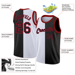 Uniformes de Baloncesto Personalizados Sublimados al por Mayor, de Alta Calidad, Diseño Único, Sin Mangas, 100% Poliéster, Más Vendidos - Product Image 2