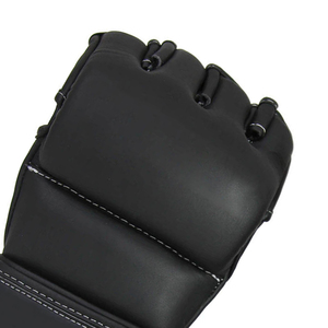 Wholesale Professional MMA Boxing Gloves Laced <b>Hook</b> and Loop Closure Leather Training Equipment Moisture Wicking MMA Gloves - Product Image 6