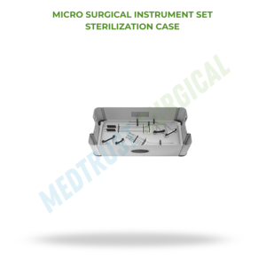 Ensemble d'instruments microchirurgicaux, boîte de stérilisation, plateau pour instruments chirurgicaux de grande taille, pour la stérilisation en chirurgie neuro-spineuse - Product Image 2