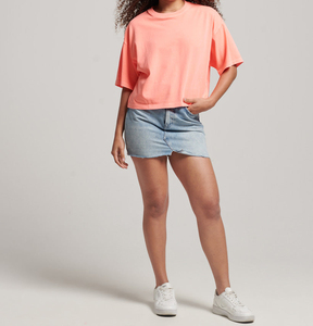 Camiseta informal de manga corta para mujer, estilo moderno, 100% algodón jersey, transpirable y de secado rápido. - Product Image 2
