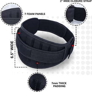 Adjustable Weightlifting Dipping <b>Belt</b> Padded Support <b>Belt</b> for Pull Ups Dips and Muscle Building <b>Exercises</b> - Product Image 2