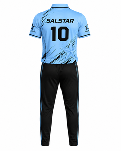 Uniforme de Cricket Elegante y Transpirable para Mayor Comodidad, Uniforme de Cricket Personalizado al por Mayor con Logotipos de Patrocinadores del Equipo - Product Image 4