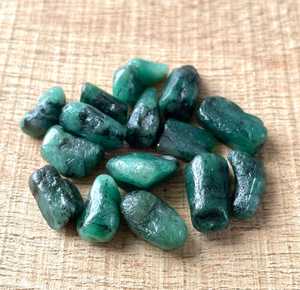 Natural Zambian Emerald <b>Raw</b> Gemstone Rough Green <b>Crystal</b> Untreated Loose Emerald For Jewelry Making Wholesale Bulk - Product Image 1