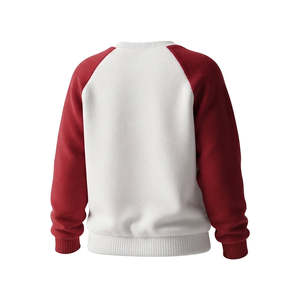 Sweat-shirt raglan personnalisé pour femme - Col rond personnalisé avec options d'impression en relief et de broderie - Product Image 2