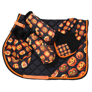 Juego de regalo ecuestre para Halloween: Set de almohadillas para silla de montar con relleno de espuma, cómodas, fáciles de usar, a bajo precio. - Product Image 4