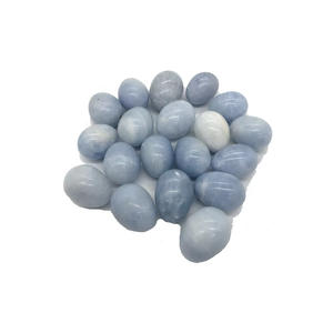 Huevo Yoni de Calcita Azul Natural, Piedra Semipreciosa de Jade para Protección Energética, Ejercicio Vaginal, Tallado con Diseño Feng Shui - Product Image 6