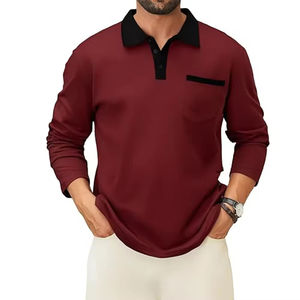 เสื้อโปโลชายแบบสั่งตัดปี 2026 ผ้าเนื้อนุ่มระบายอากาศได้ดี ทรงทันสมัย สวมใส่สบายในชีวิตประจำวัน ผลิตโดยโรงงาน OEM เสื้อโปโลชาย - Product Image 6