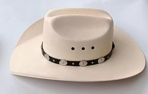Custom Leather <b>Western</b> Cowboy <b>Hats</b> New Image Style for Daily Use Unisex Outdoor Adjustable Custom Logo Travel Party Fishing All - Product Image 2
