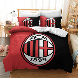 OEM/ODM Popular Team Logo <strong>Duvet</strong> <strong>Cover</strong> 3D Printing Polyester 3pcs Pillowcase Home Textile Bedding Set - Product Image 3