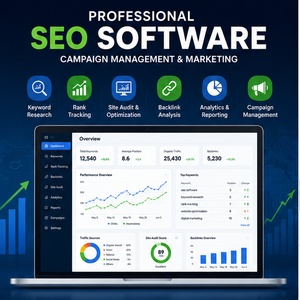 Software Profesional para la Gestión de Campañas SEO |   Versión de Internet |   Compatible con Windows/Mac/Linux |   Automatización del Marketing Digital - Product Image 1