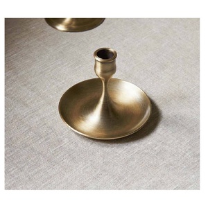 เชิงเทียนทองเหลืองแข็งสูงเชิงเทียนทองเหลืองทันสมัยสำหรับตกแต่งบ้าน - Product Image 1