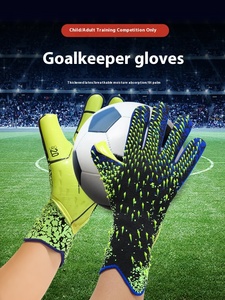 Gants de gardien de but de football, doigts entiers, matériau PU, antidérapants, respirants, séchage rapide, gants de sport unisexes - Product Image 3