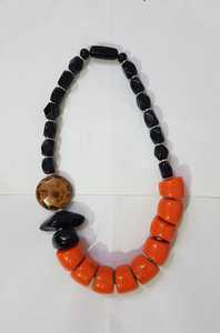 Handmade Resin <b>Beaded</b> <b>Necklace</b> with Art Theme Trendy Design for Unisex Party Fashion Jewelry From India - Product Image 6