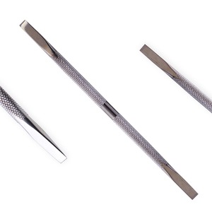 <b>Nail</b> Cleaning Tool Stainless Steel Beauty <b>Kit</b> Made In Pakistan Wholesale High Quality Dual End Flat Cuticle Pusher Set - Product Image 1