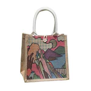 Bolsa de Yute Biodegradable Hecha a Mano con Revestimiento Interior Impermeable - Product Image 6