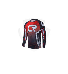 Jersey de Motocross Personalizado, Transpirable, con Impresión por Sublimación, con Nombre del Equipo, Secado Rápido, Anti-UV, % Poliéster - Product Image 1