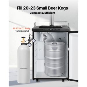Nuovo Cilindro in Lega di Alluminio da 20 Libbre con Valvola CGA320, Rivestimento Spray Leggero in Rame Viola, Serbatoio CO2 da 2L con Pressione di 150 Bar - Product Image 3