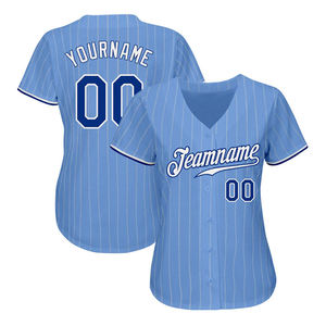 Maillot de baseball personnalisé pour équipe, couleur rose, 100 % coton, imprimé DTF, chemise boutonnée, logo OEM, vente en gros, uniformes sportifs - Product Image 3
