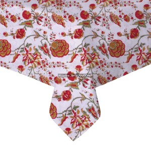 100% Cotton Multi Color Jaipur Hand Block Printed <b>Square</b> Table Covers Block Print <b>Square</b> <b>Tablecloth</b> Floral Design Table - Product Image 1