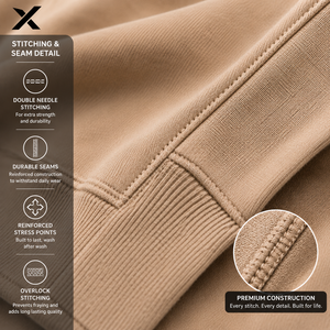 Sudaderas con Capucha para Hombre X Sports City, 100% Algodón, Felpa Francesa, Color Liso, Estilo Casual para Otoño, ODM OEM, Corte Regular - Product Image 5