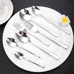 Ensemble de couverts en acier inoxydable de qualité supérieure, cuillère, fourchette, couteau, finition miroir, ensemble de vaisselle de luxe, ensemble de vaisselle de table, ensemble de cuisine - Product Image 6