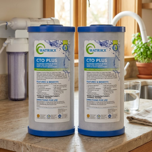 Cartouche de filtre à eau écologique pour la réduction du chlore, remplacement universel, conception à débit optimal - Product Image 1