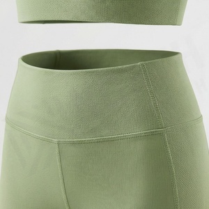 HighWaist Solid <b>Pattern</b> Running Pants Womens Yoga <b>Leggings</b> Gym Fitness Workout Activewear Exercise Sports Garment Gear - Product Image 5