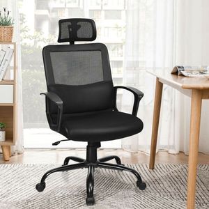 Sedia da Ufficio Ergonomica Girevole con Schienale Alto e Rete, Esperienza di Seduta Confortevole e Pratica - Product Image 3