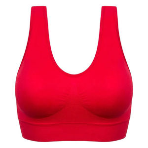Soutien-gorge de sport personnalisé à séchage rapide du meilleur fabricant, confortable, léger, grande taille, design sans couture, simple - Product Image 1