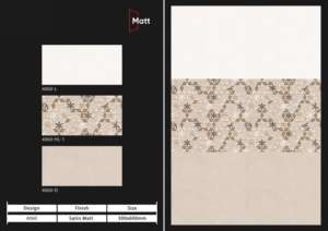 Azulejos de Porcelana Mate Refinados de 30X60CM, Ideales para Espacios de Vida Contemporáneos, Resistentes a los Arañazos y Duraderos - Product Image 4