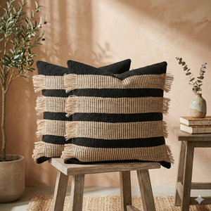 Cotton Jute <b>Cushion</b> Vintage Design Jute Handmade Twine Woven Pillow & <b>Cushion</b> Cases for Home Decor in Living Room & Bedroom - Product Image 2
