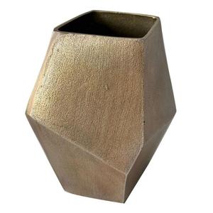 Vase à fleurs de table traditionnel de luxe, fait main, finition dorée, en métal, pour décoration de mariage, pot de fleurs décoratif, pièce maîtresse de centre de table - Product Image 6