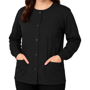 Unisex Classic Cotton <b>Scrub</b> <b>Sets</b> with Jersey Fabric Needle Detection Professional Medical Nurse Uniform for Hospital Use - Product Image 2