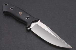 Cuchillo de Camping con Hoja de Acero Inoxidable y Mango de Resina con Funda de Cuero, Herramienta de Supervivencia para Exteriores - Product Image 5