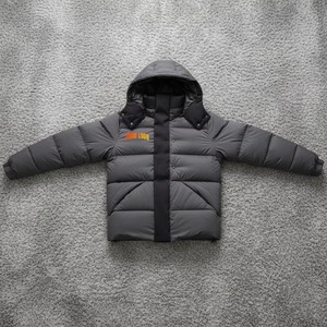 Blouson d'hiver matelassé pour homme de haute qualité, style urbain, en toile imperméable, à capuche, col rabattable, logo personnalisable sur le devant - Product Image 1