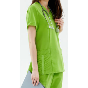 Conjunto de Uniformes Médicos para Doctoras y Enfermeras, Conjunto Deportivo para Mujer, Uniforme Médico Transpirable de Spandex, Superventas - Product Image 3