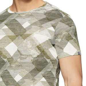 Camisetas sublimadas de golf de algodón de secado rápido para hombre con logotipo personalizado 2024, diseño impreso de tela ligera de talla grande al por mayor OEM - Product Image 3