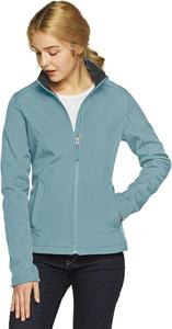 Chaqueta Softshell impermeable con cremallera completa personalizada para mujer, chaqueta micropolar, chaquetas ligeras a prueba de viento - Product Image 4