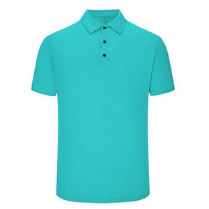 Polo pour homme de couleur unie, col côtelé, coutures durables, respirant, coupe confortable, idéal pour le bureau ou les occasions décontractées, vente en gros - Product Image 4