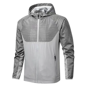 Windbreaker Men Casual Spring Autumn New Arrival Lightweight Jacket Contrast Color Zipper up Running Windbreaker Men's Jackets - Product Image 1