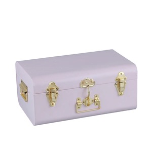Caja de Almacenamiento Metálica Decorativa Grande, Diseño Europeo Vintage, Duradera y Sostenible, Unicorn Handicrafts - Product Image 5
