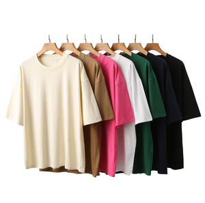 เสื้อยืดโอเวอร์ไซส์ผู้ชาย ผ้าฝ้ายแท้ 100% เนื้อหนา ไซส์ใหญ่พิเศษ สกรีนโลโก้ได้ เสื้อยืดโอเวอร์ไซส์ผู้ชาย ระบายอากาศได้ดี ทรงปกติ - Product Image 1